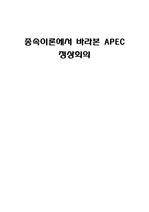 [현대정치]종속이론에서 바라본 APEC 정상회의