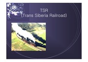 [무역]TSR(Trans Siberian Railload)