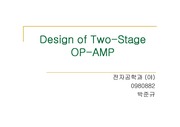 [아날로그 회로설계]Two-stage OP AMP 설계