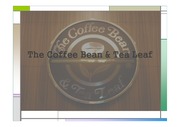 [마케팅]커피빈(The CoffeeBean & Tea Leaf) 마케팅 조사