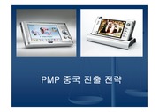 [마케팅]pmp 중국 시장 진출 전략