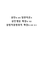 [상법]상인에 관한 일반이론연구