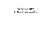 [생화학]Vitamine B12 & Atopic dermatitis