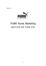 [마케팅]스포츠마케팅 보고서(푸마)