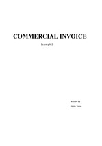 [무역]commercial invoice