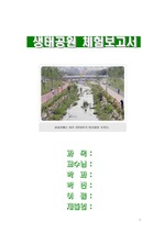 [환경교육][환경교육론]생태공원체험보고서 (송파구 성내천과 오금공원)