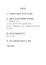 [중국문화]중국의 문화산업과 한류