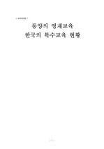[교육학개론]동양의 영재교육, 한국의 특수교육 현황
