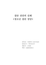 [사회복지실천론]청소년 집단 상담