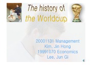 The history of the worldcup(영문 발표자료)