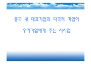 [경영]중국내 대표기업 와하하와 다국적기업 코카콜라가 우리기업에게 주는 시사점