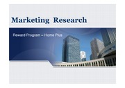 [마케팅]고객 보상 프로그램의 홈플러스 마케팅 성공전략 분석 (A+ Report)