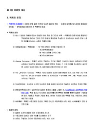 [문헌정보]목록에 대한 전반적인 이해