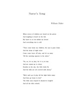 [영미시]William Blake의 The Nurse`s Song(유모의 노래)