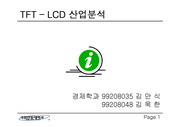 [산업조직론]TFT-LCD 산업분석(파워포인트)