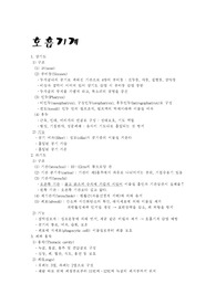 [성인간호]호흡기계1(시험대비 요약)