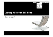 [건축]미스 반 데 로에(Ludwig Mies van der Rohe)