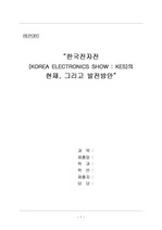 [컨벤션학]2006 한국전자전(KES)의 현재, 그리고 발전방안