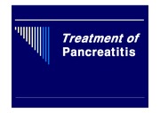 Treatment of Pancreatitis