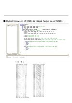 Output Seque ce of SSRG & Output Seque ce of MSRG / Gold코드 발생기