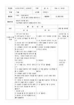 부분수업계획안