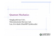 [반도체공학]Quantum Mechanics