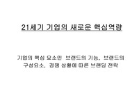 [경영]21세기 기업의 새로운 핵심역량