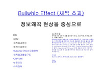 Bullwhip Effect (채찍 효과