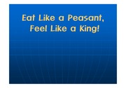 모자이크 chapter4 Eat Like Peasant Feel Like King