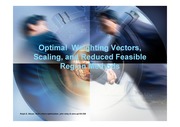 다기준 의사결정 가중치 설정(Optimal  Weighting Vectors, Scaling, and Reduced Feasible Region Methods)
