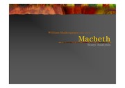 Macbeth Story Analysis