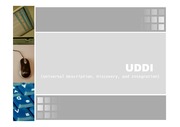 UDDI(Universal Description, Discovery, and Integration)