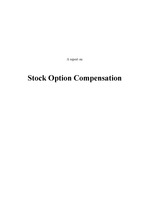 [영문]스톡옵션 보상(Stock Option Compensation)