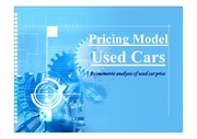 Pricing ModelUsed Cars (계량경제학 분석 발표)