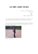 [예체능]테니스 - 나의 포핸드 스트로크 자세 분석