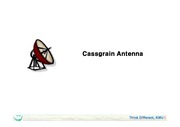 [공학]안테나공학 프로젝트 카세그레인(Cassgrain Antenna) 위성통신 안테나