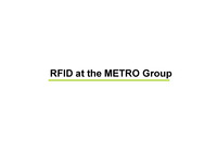 RFID at the METRO Group