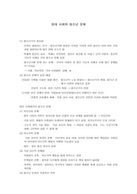 현대 사회와 청소년 문제