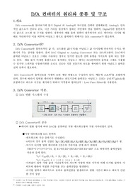 D/A Convertor 의 원리와 종류 및 구조