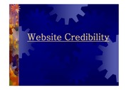 웹신뢰성(web-credibility) 측정 및 보고