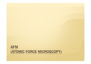 Atomic Force Microscopy(AFM)