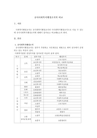 공사사회복지행정조직의 비교