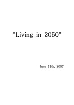 <영작문>미래의 내모습,상상하기,번역,에쎄이Life in 2050