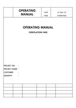 ventilation fan operating manual