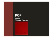 pop art - verner panton 작가 및 작품조사