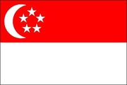 싱가포르(싱가폴) 국기 일러스트