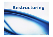 Restructuring