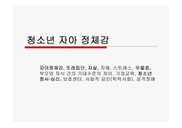 청소년 자아정체감 문제에 대해서
