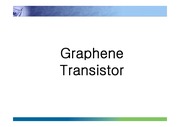 Graphene Transistor