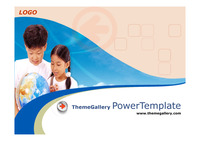 지구본과 아이들 템플릿_267TGp